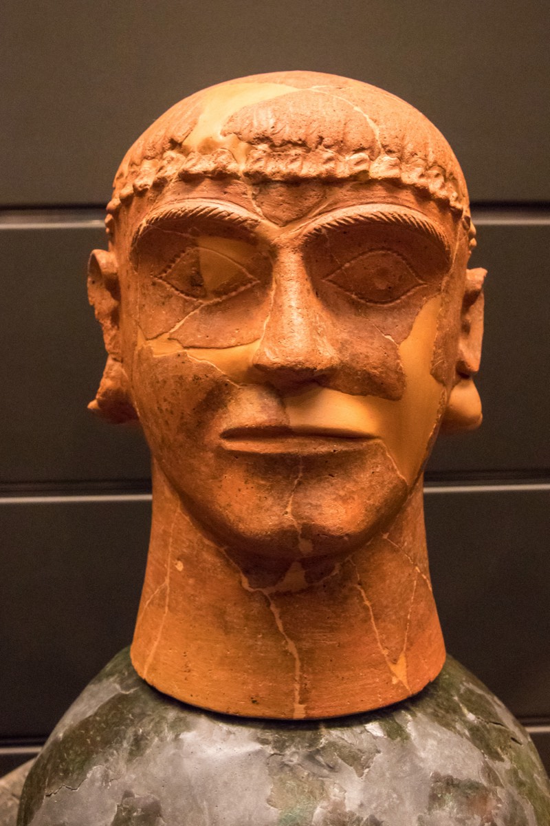Etruscan canopic jar
