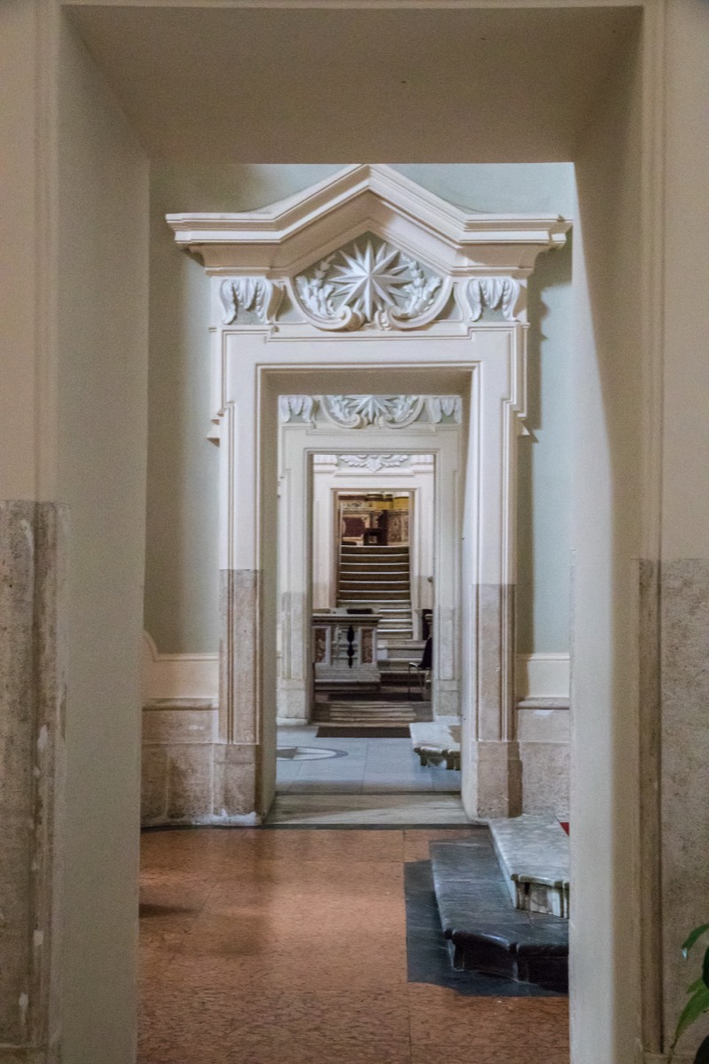 Inside the church in Civita Castellana (Santa Maria Maggiore)