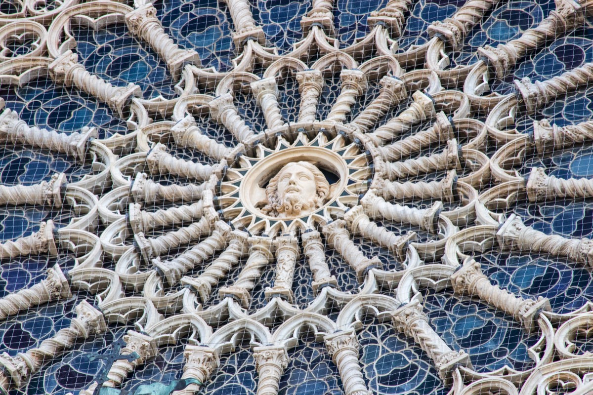 Orvieto - Rose window of the cathedral