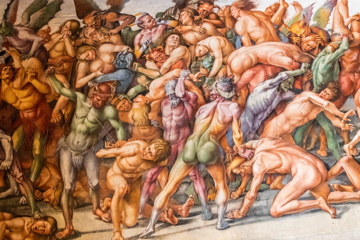 Painting in the Chapel of the Madonna di San Brizio (Orvieto Cathedral)