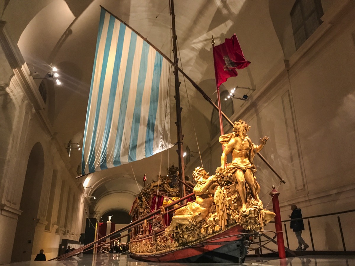 Venetian river boat of the Savoy