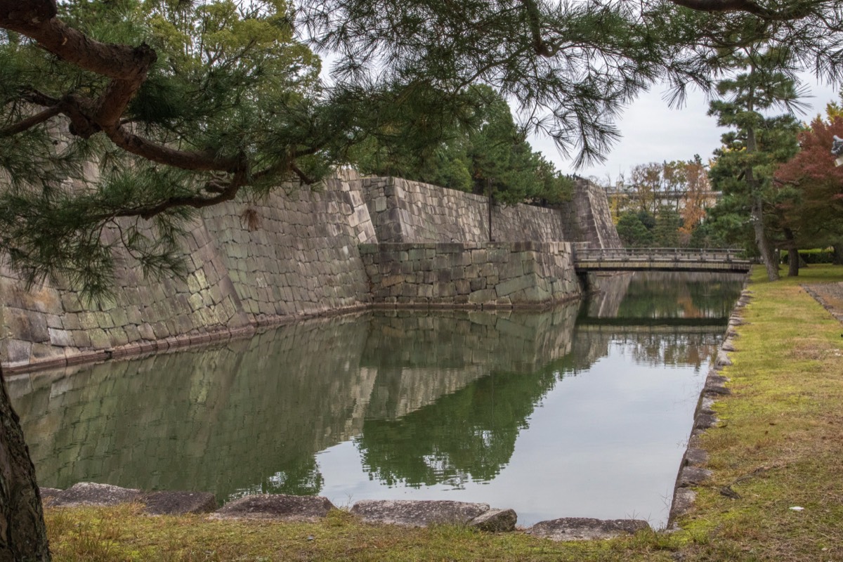 Moat around Nijojo Palace