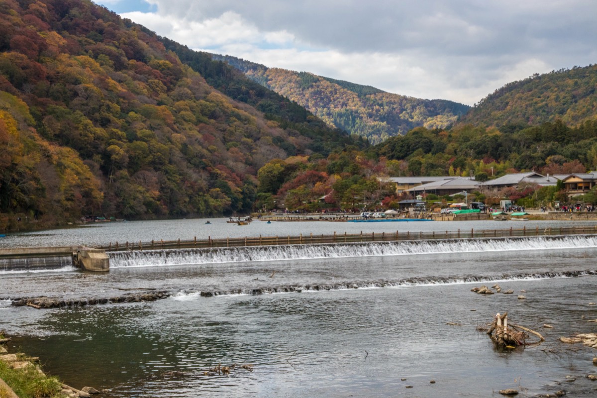 Kyoto, view on Arashiyamana