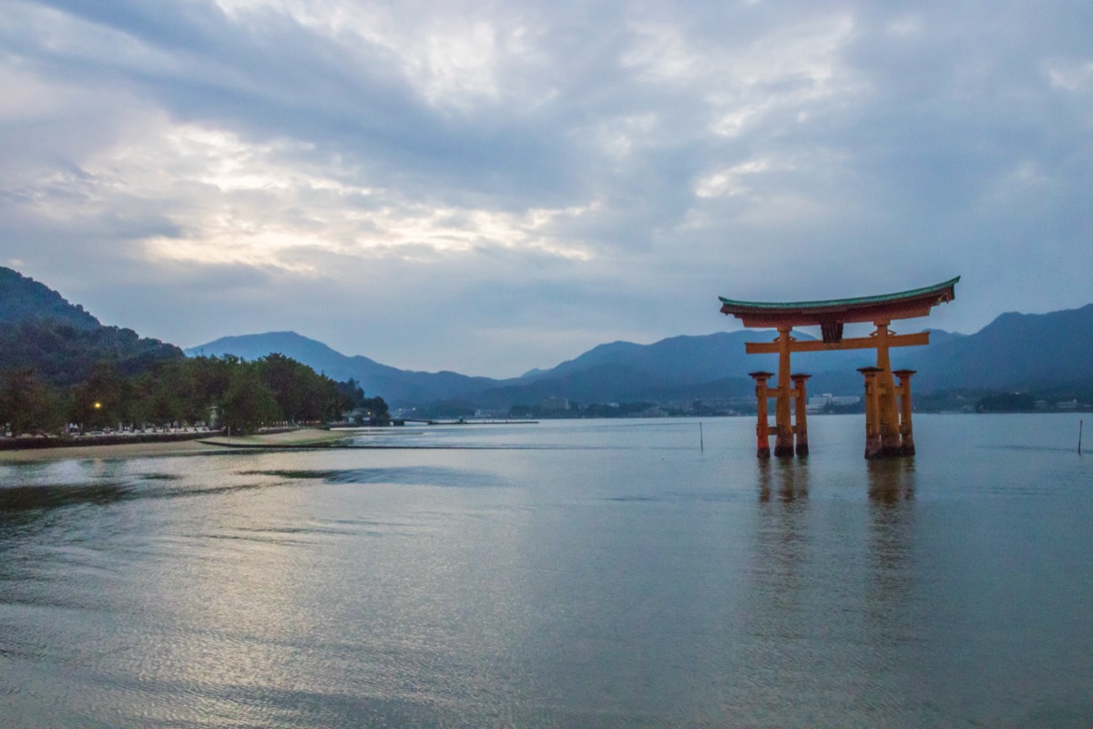 Really floating torii gate