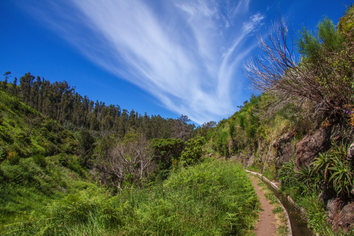 Levada Cabo with sky streaks