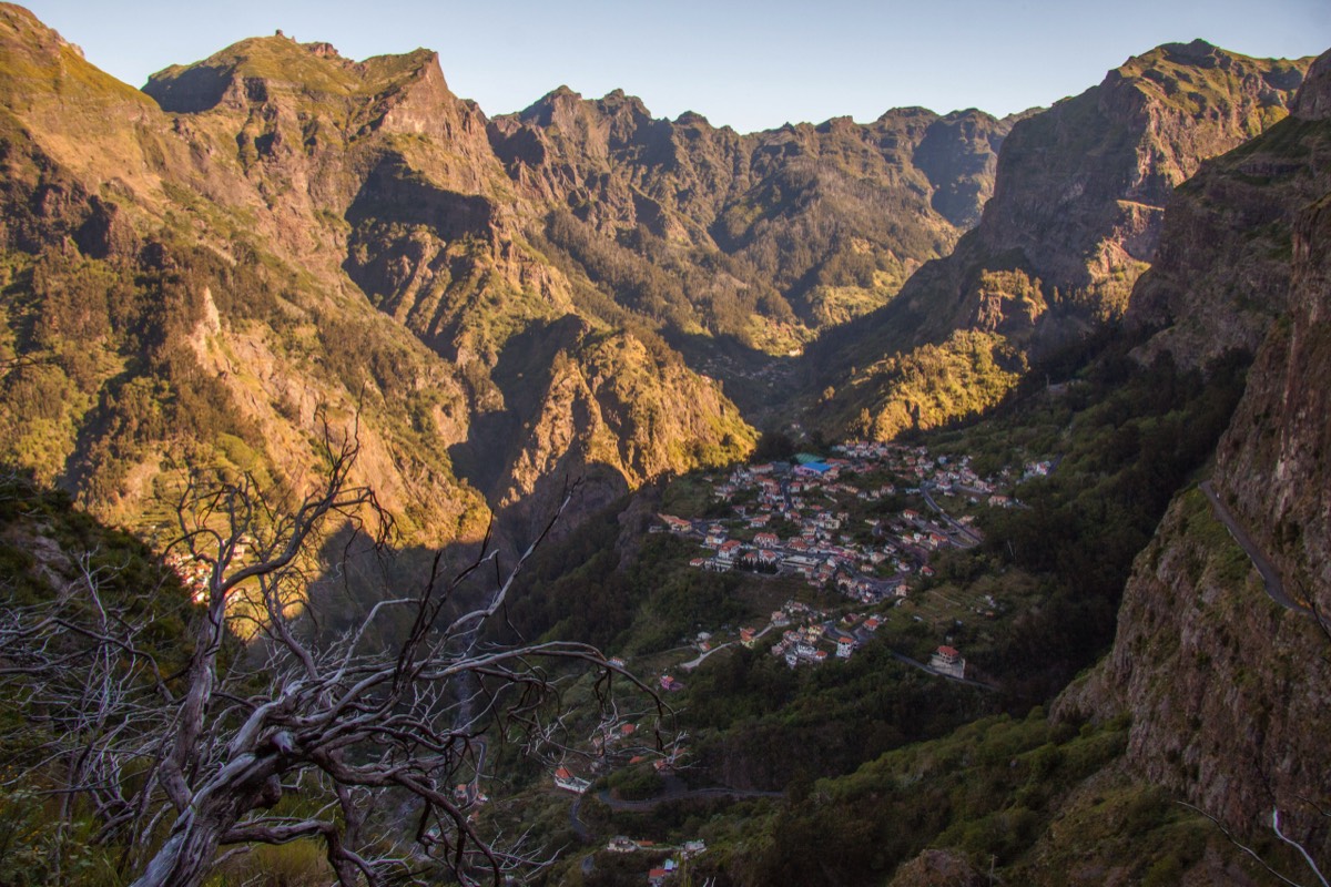 View on Curral das Freiras during morning walk