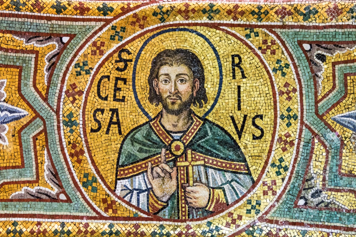 Saintly beautiful mosaics