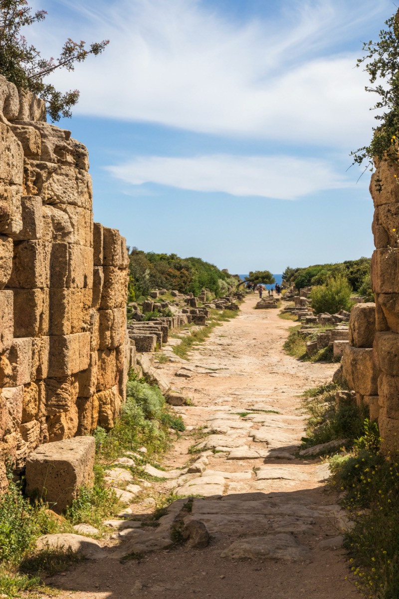 Old road at Selinunte