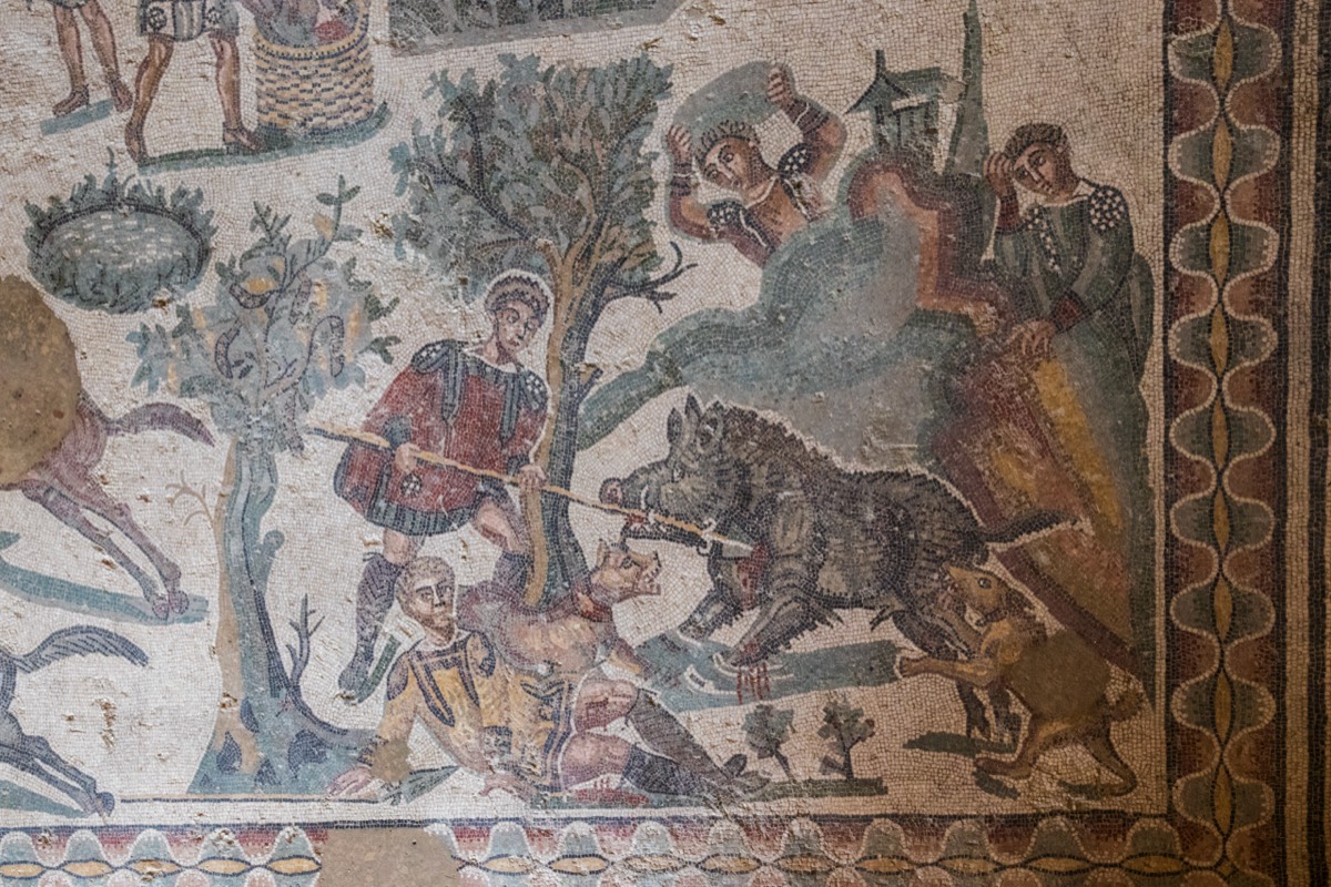 And hunting scenes