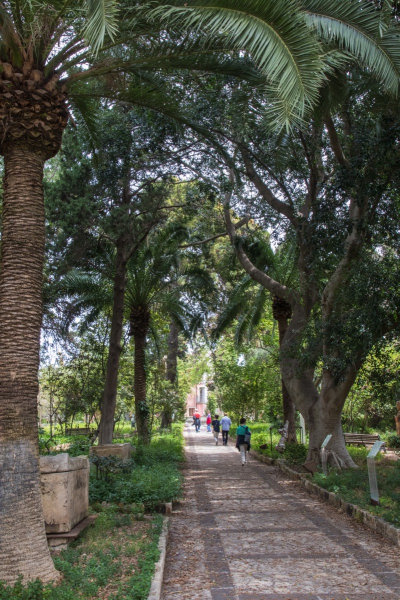Outside the Archeological museum
