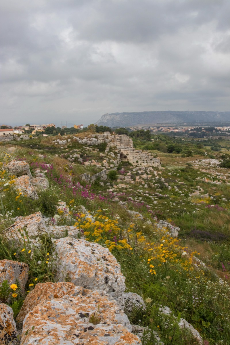 View from the Eurialo castle