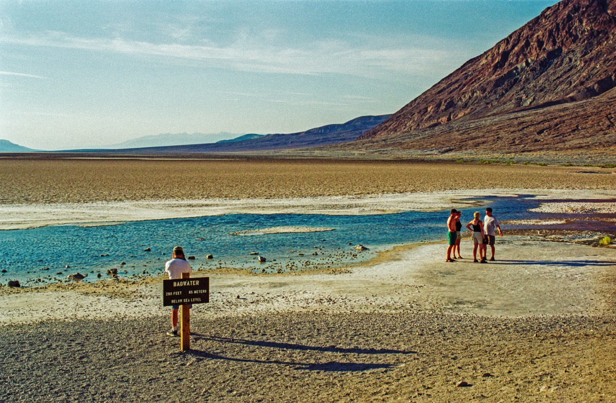 Death valley - indescribably hot