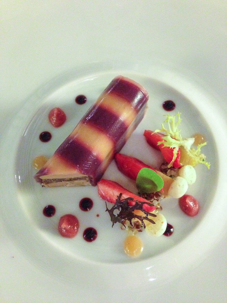 Foie gras de canard : marbré de foie gras & cuisses confites