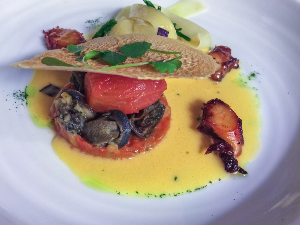 Escargots "Près de Fontaines" & poulpe