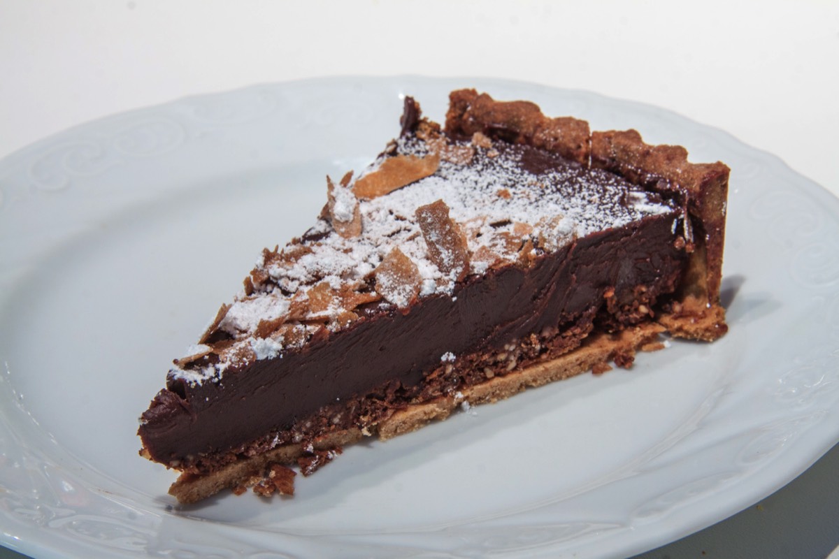 Tarte croustillante au chocolat