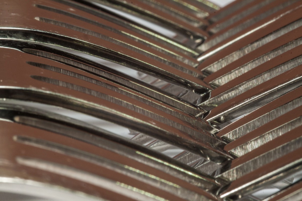 Forks in a row