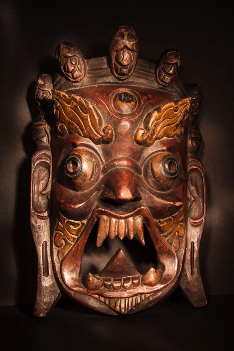 Brown mask