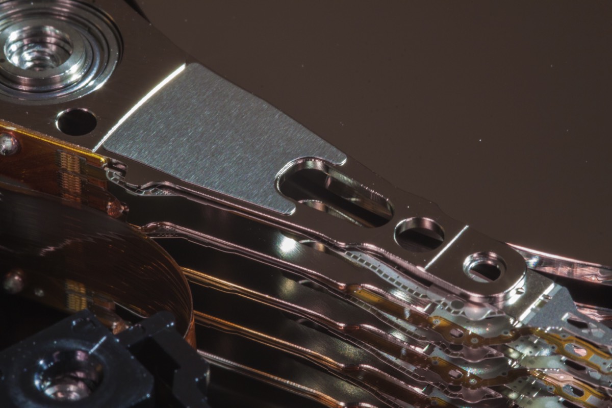 Hard disk remnant in a different light
